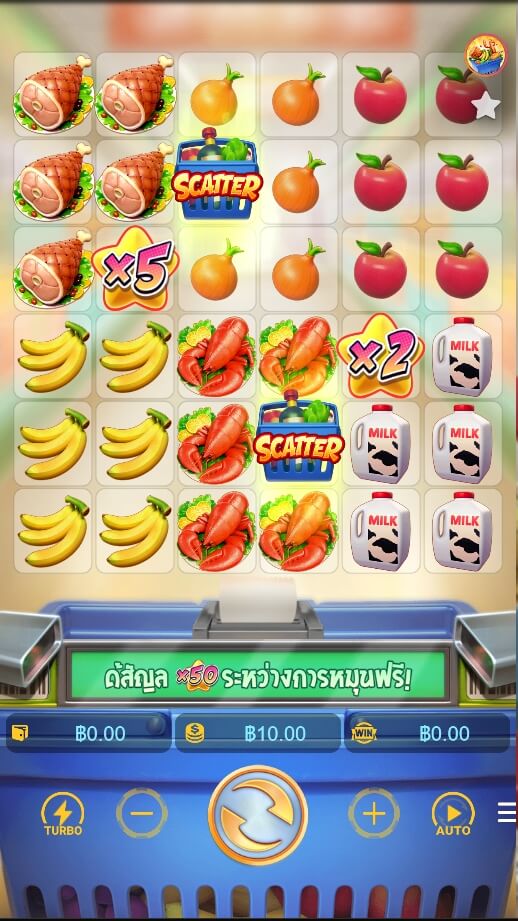 แนวทางของเกม PG มหกรรมซูเปอร์มาร์เก็ต